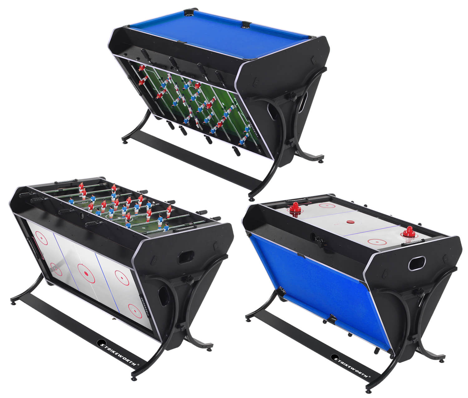 Strikeworth Trisport 4ft Multi Games Table